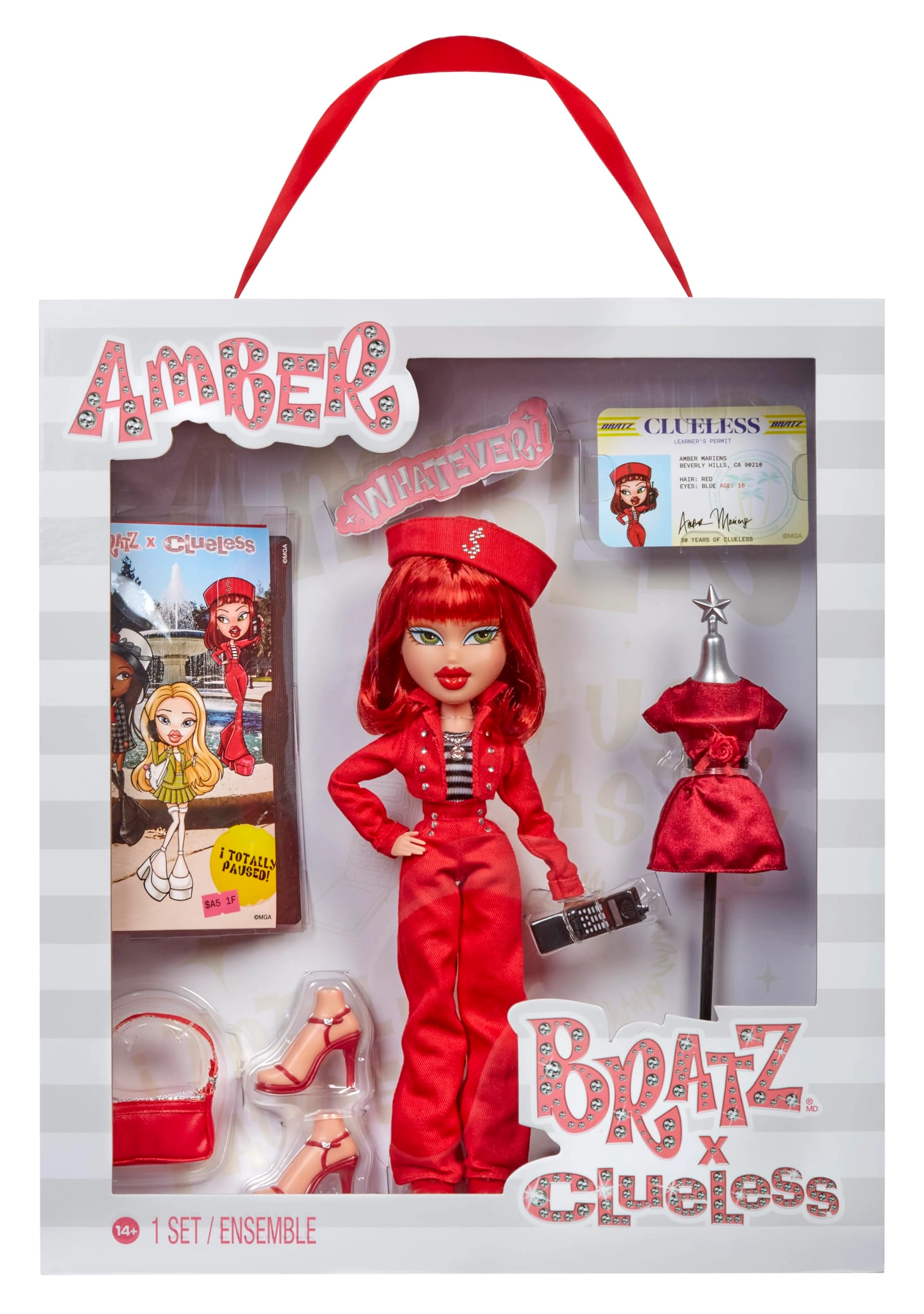 Amber Fashion Doll - 35.56 cm Plastic Red Clueless Ages 3+