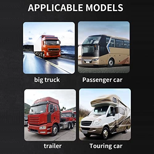 Tire Pressure Monitoring System - 6 Sensors Wireless Solar Powered