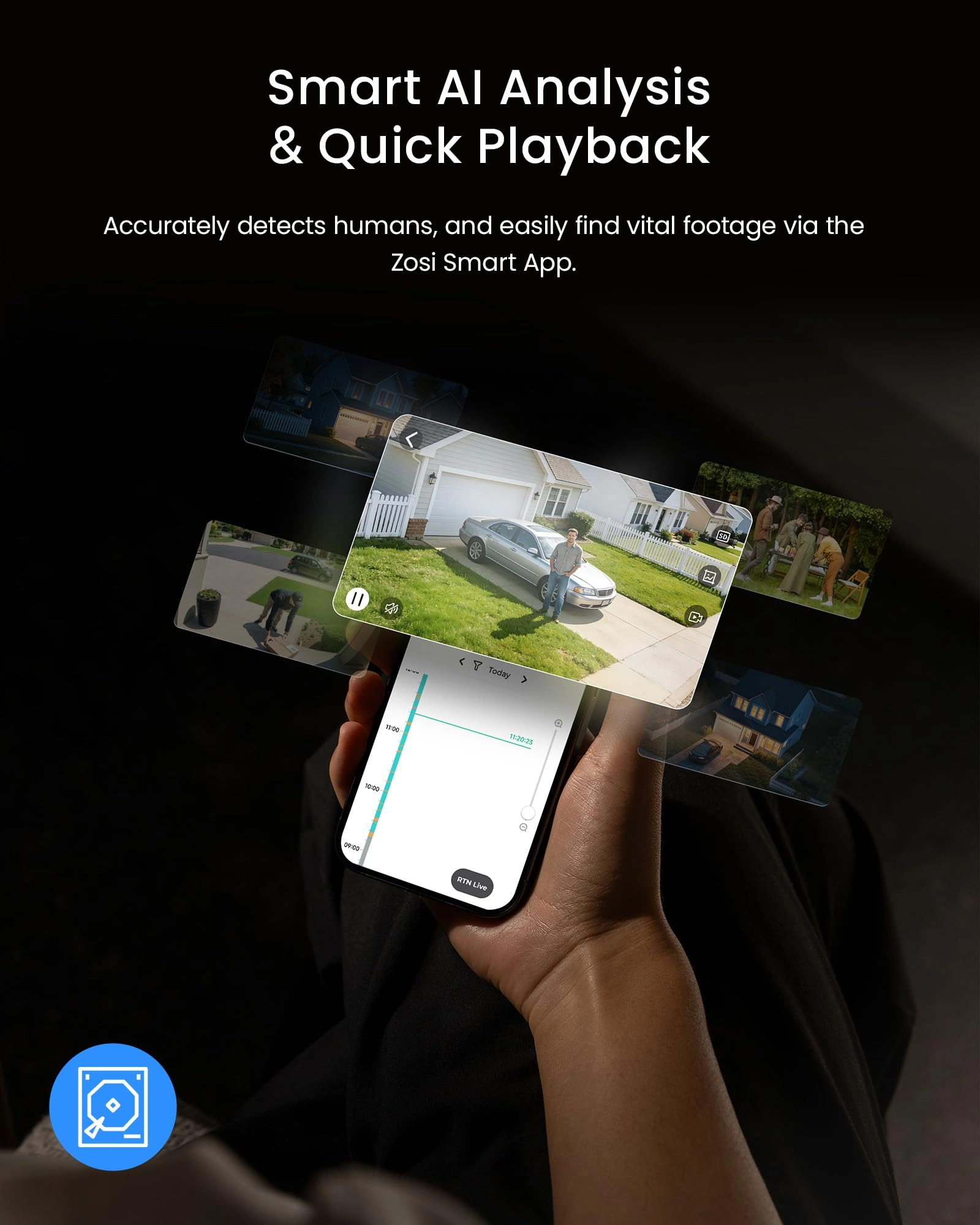 8CH 5MP 3K Lite - 4 Cameras