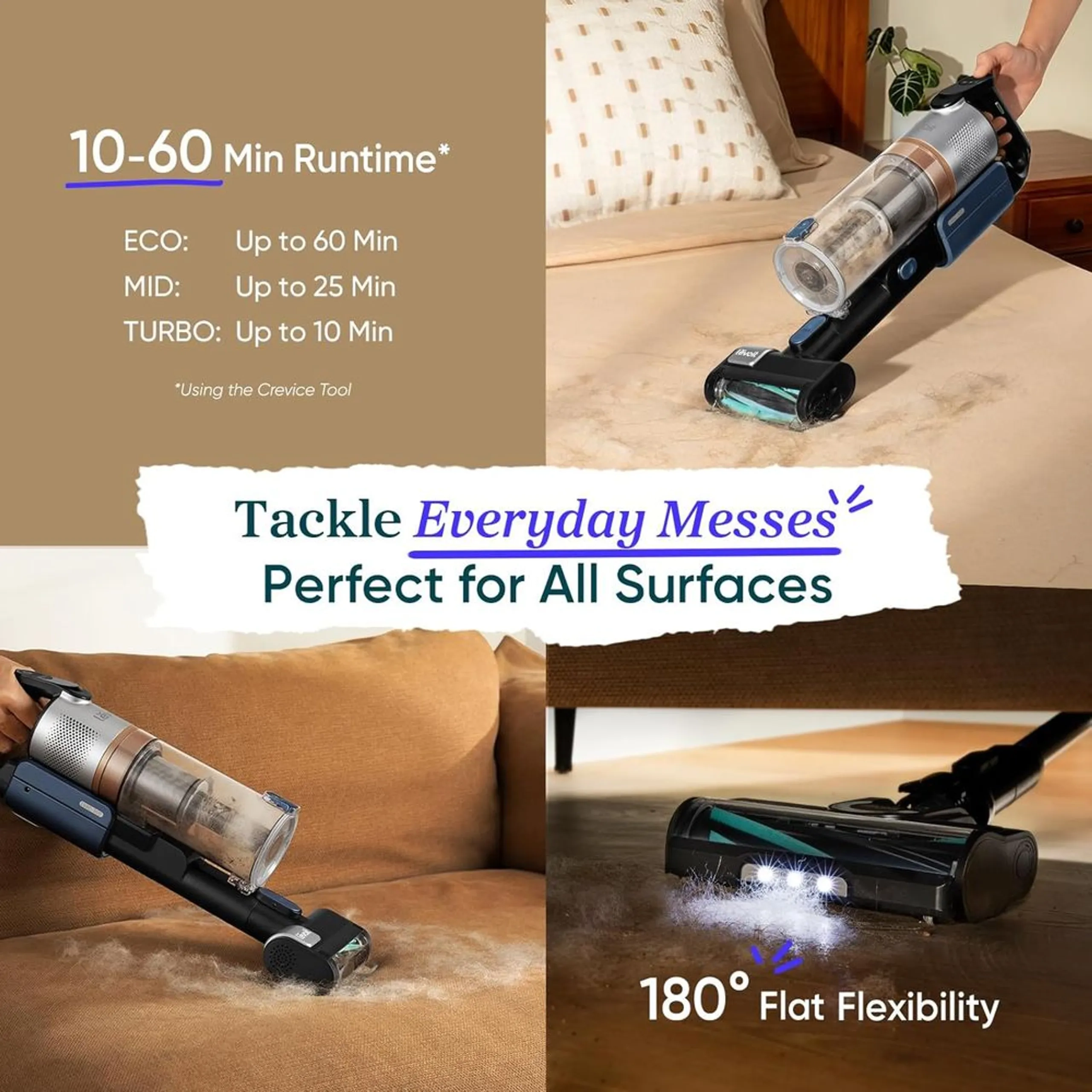 Cordless Vacuum Cleaner With HEPA Filter (LVAC-300)