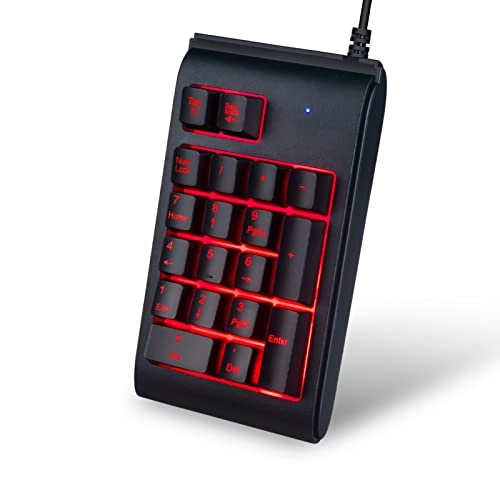 One-Handed Mechanical Feel Gaming Keyboard - Wired