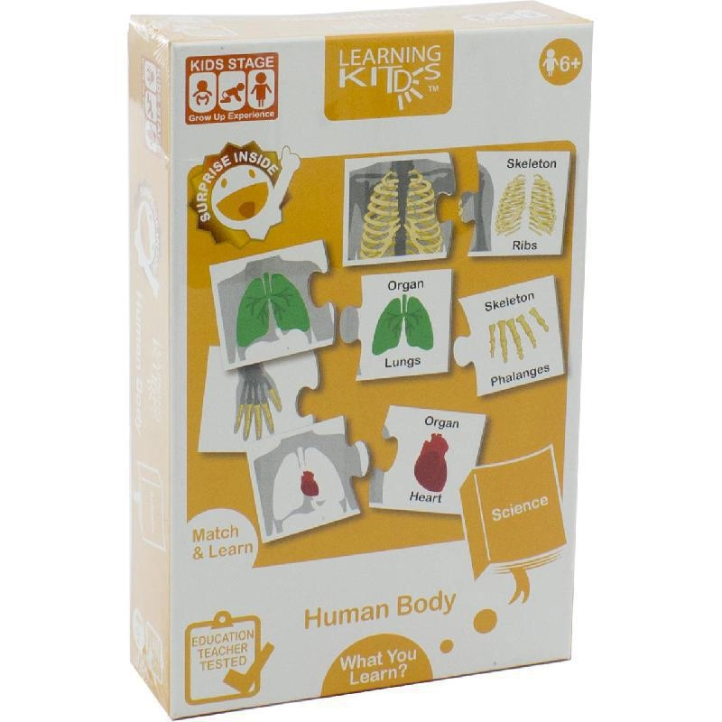 Learning KiDS Match & Learn Human Body - 3 Years and Above 25 Pieces