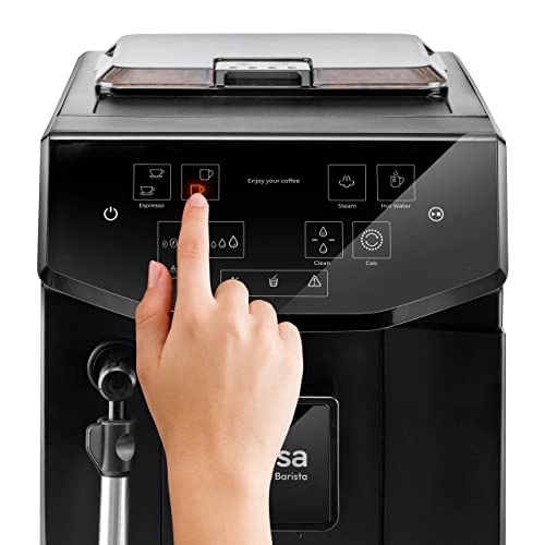 Supreme Barista - Built-in grinder Milk Frother Touch Panel
