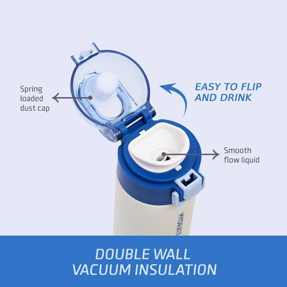 Insulated Stainless Steel Travel Water Bottle - 550ml