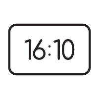 16:10 aspect ratio