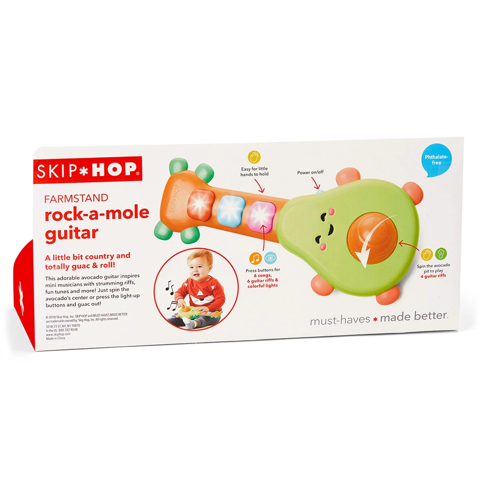 SkipHop Farmstand Rock-A-Mole Guitar - 18 months-3 years