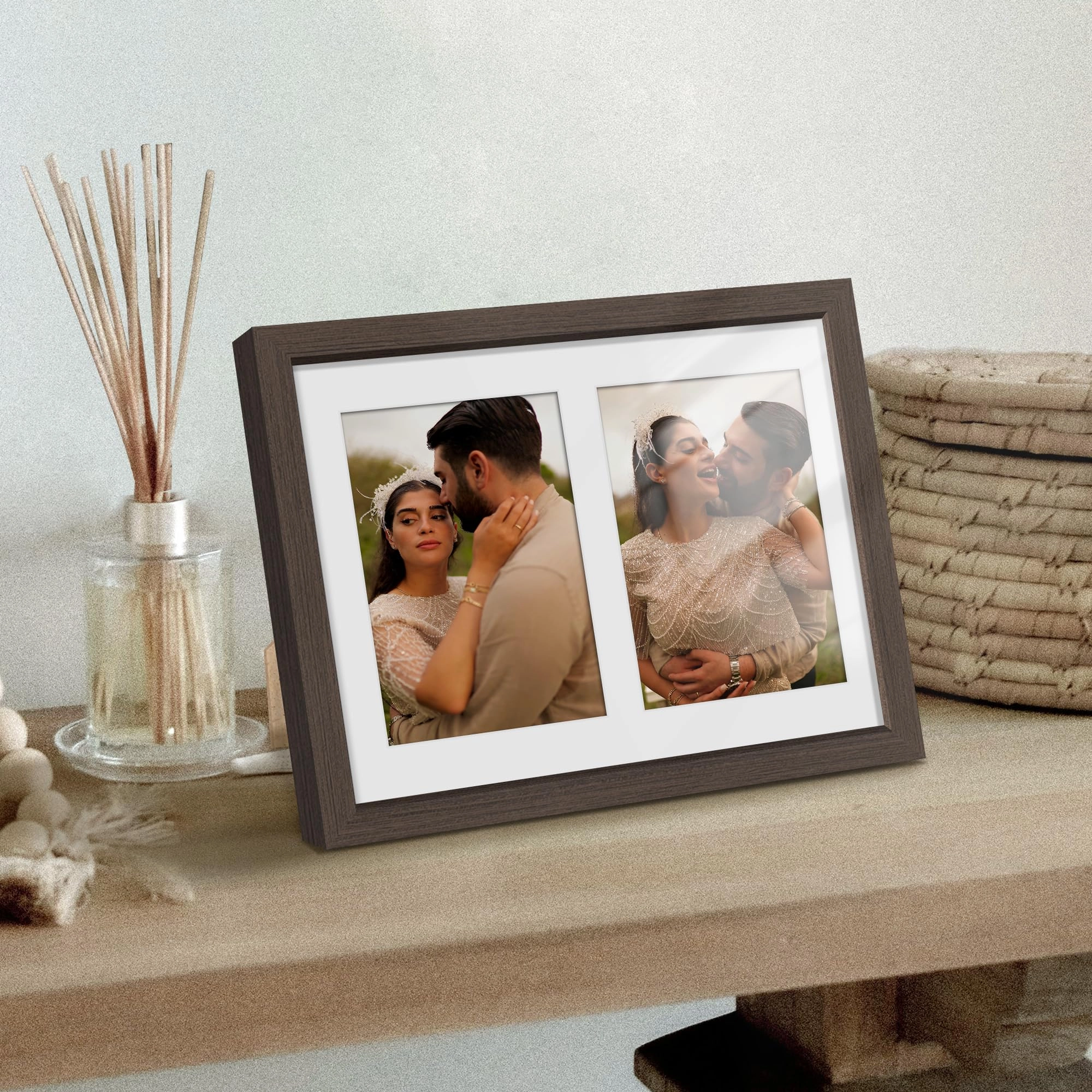 Double Picture Frame - 8x10 Two 4x6