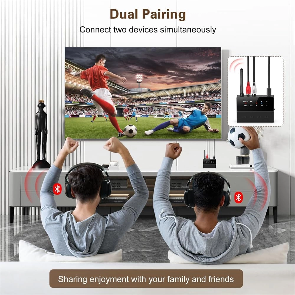 Bluetooth Transmitter & Receiver - Bluetooth 5.3 AUX/RCA Type-C