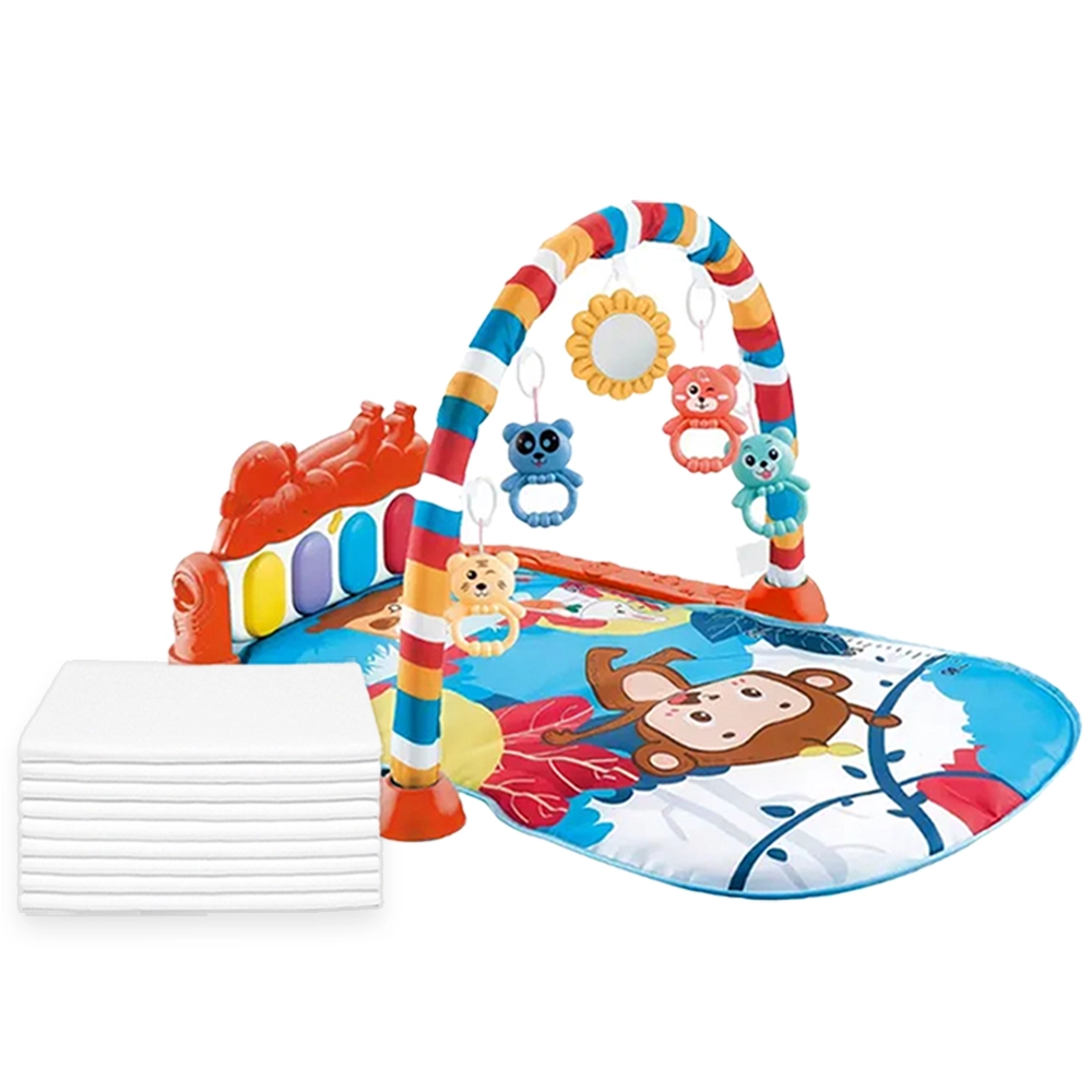 Star Babies Baby Activity Playmat + Disposable Bath Towel Set - 3 months