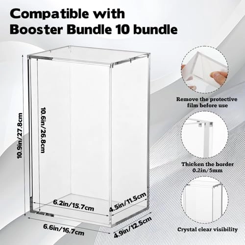 Acrylic Magnetic Display Case - 1.0 Count Compatible with Ultimate Collectible