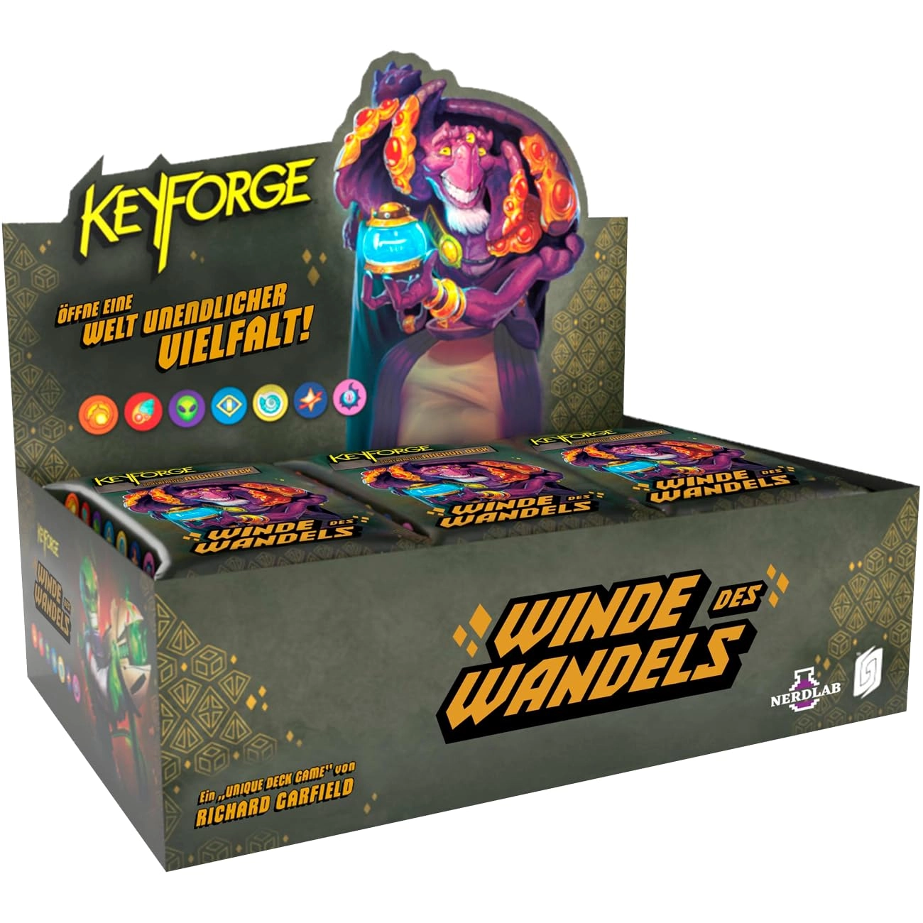 ELZNIR GAMES KeyForge: Winds of Change - Trading Card Game (German)