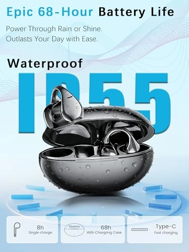 Open Ear Earbuds Wireless Earbud