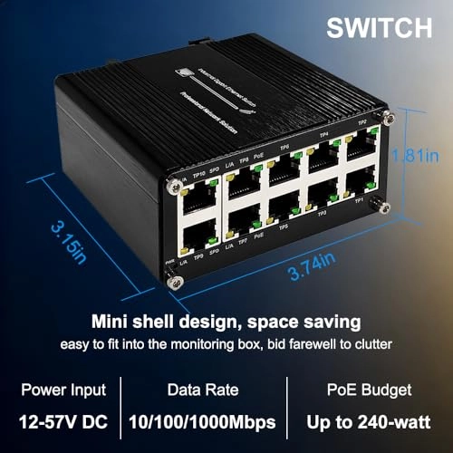 ZP-IMC010GP 10-ports