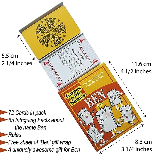 Games with Names: Card Game for Ben