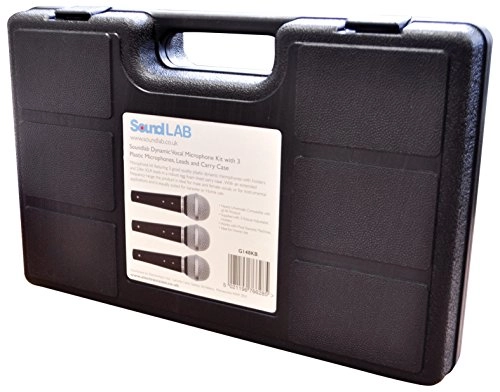 G148KB - 3 Plastic Microphones