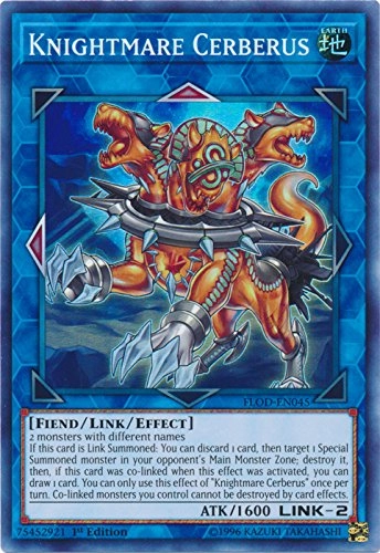 Yugioh Singles Knightmare Cerberus FLOD-EN045