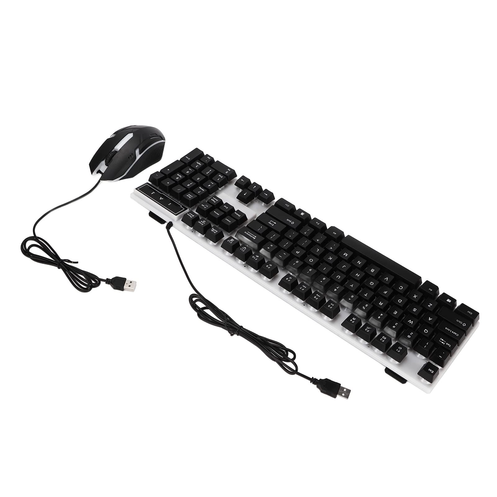 aqxreight 104 Key Ergonomic Backlight Keyboard Combination - Wired