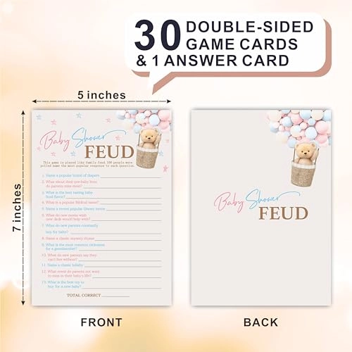Baby Shower Feud Game Kit - 31 piece(s)