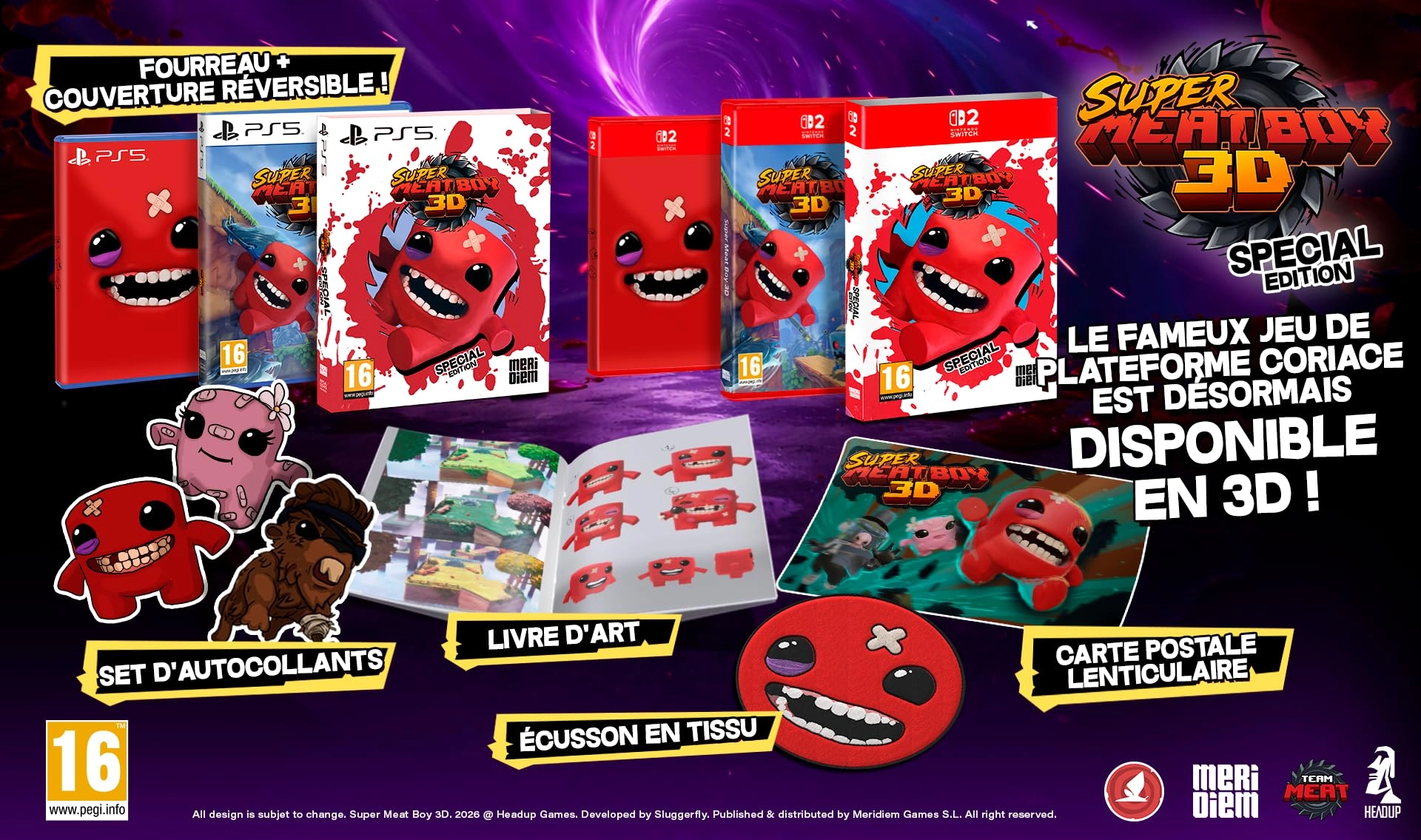 Super Meat Boy 3D Special Edition - Nintendo Switch 2