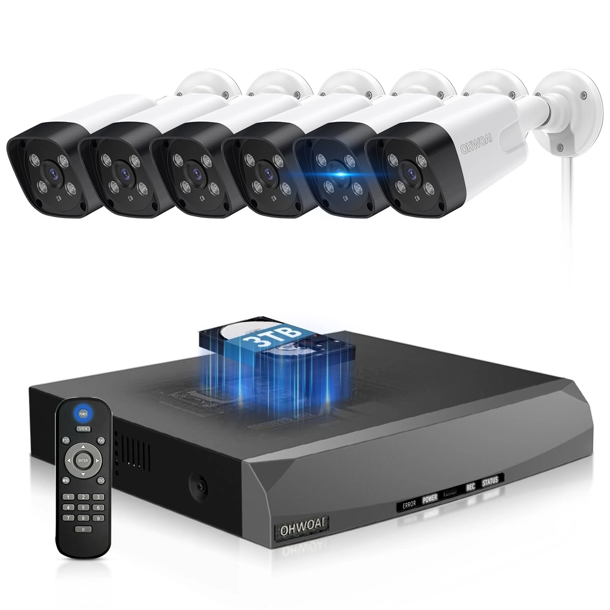 OHWOAI CSOH-04SP8MP04 - 6Cams 8ch 8MP