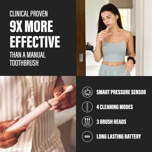 Sonic Electric Toothbrush - White 70-Day Battery Life