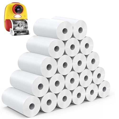 Kids Instant Camera Refill Print Paper - 20 Rolls 2.25x1.18 Inch
