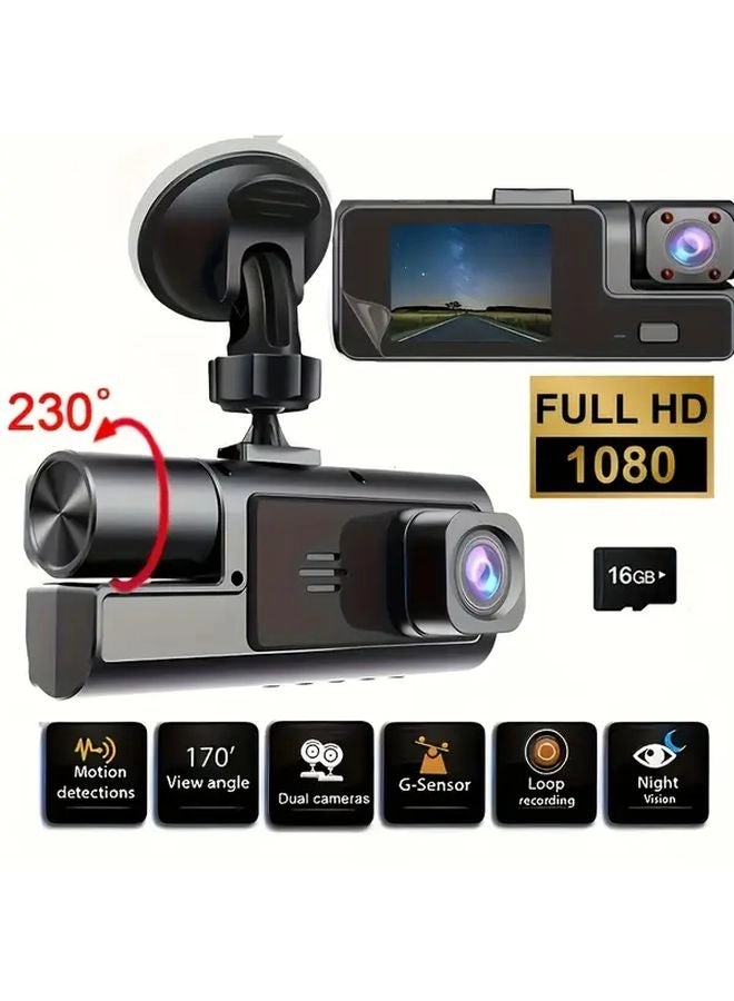 dual lens - 1080p Full HD 16GB WiFi