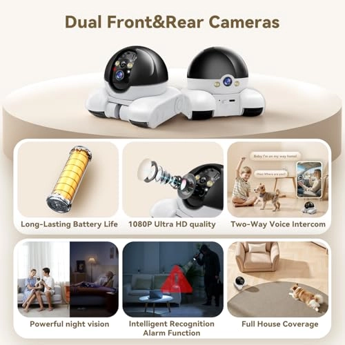 Robot Camera on Wheels 1080P