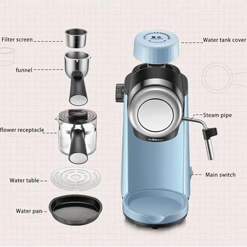 Pressure Coffee Pot - Milk Frother Fine Filter Mesh UYTTRWC