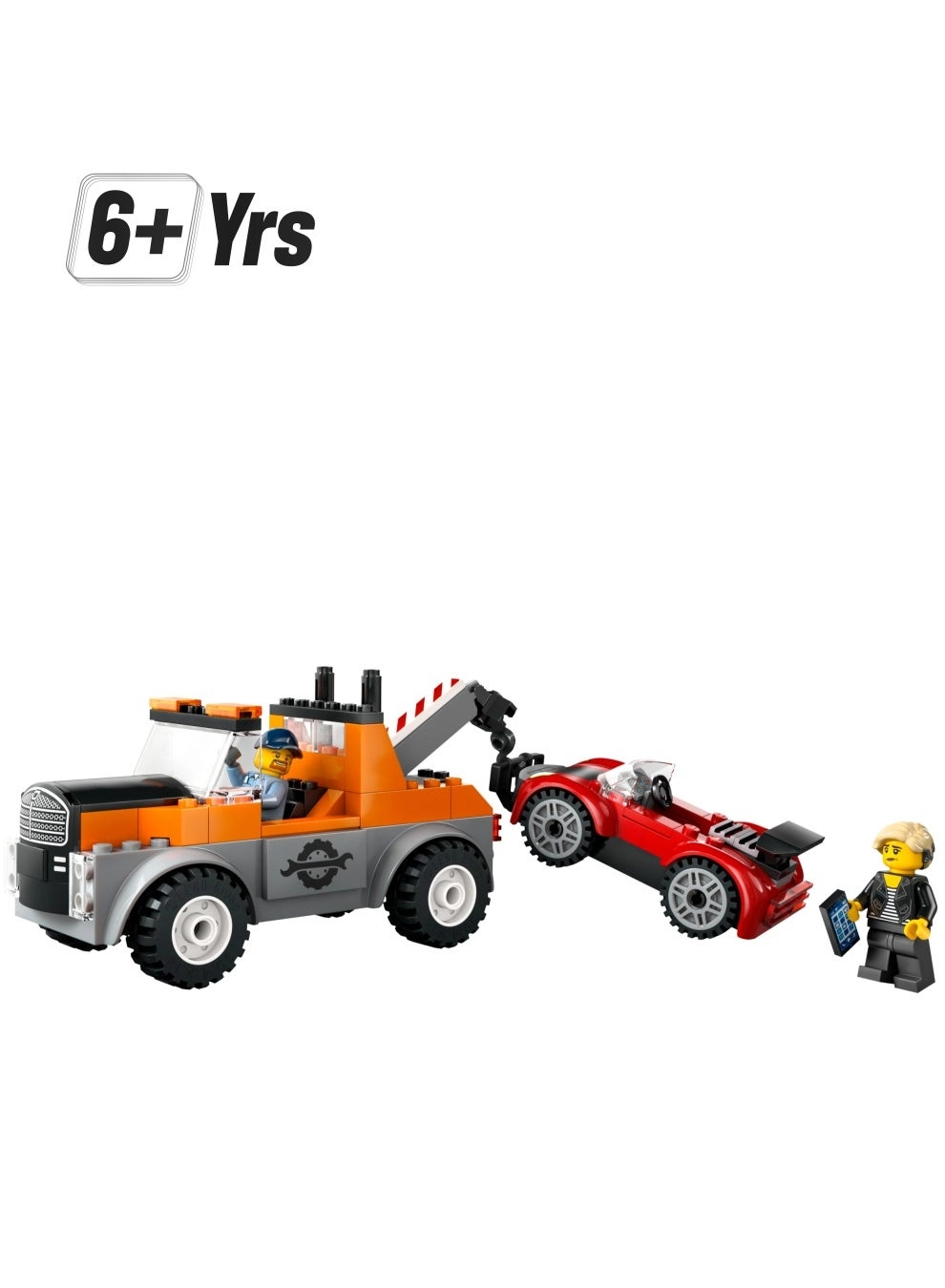 LEGO City Tow Truck and Sports Car Repair Vehicle Toy (60435) - Vehicle