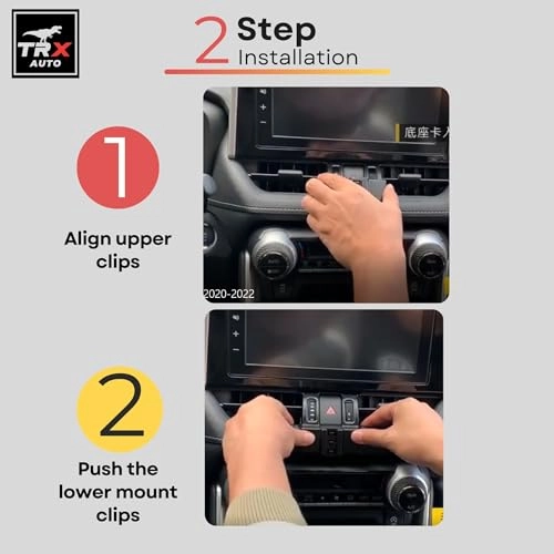 Phone Holder Mount - Rav4 2020 To 2023