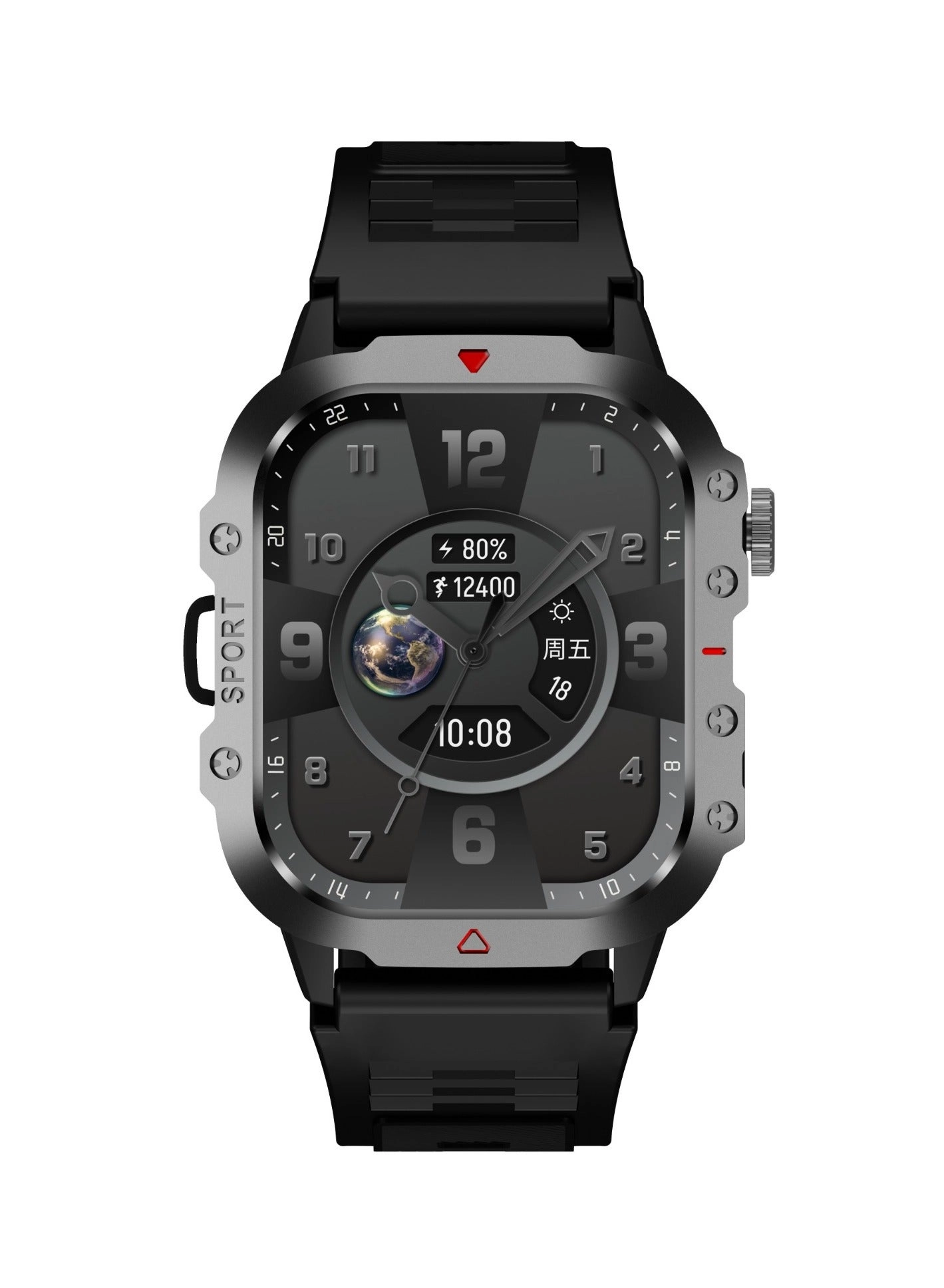 Gravix Smart Watch Zinc Alloy + ABS