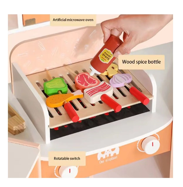 Kids Corner Kitchen Playset - Wooden (GB-MSN23032)