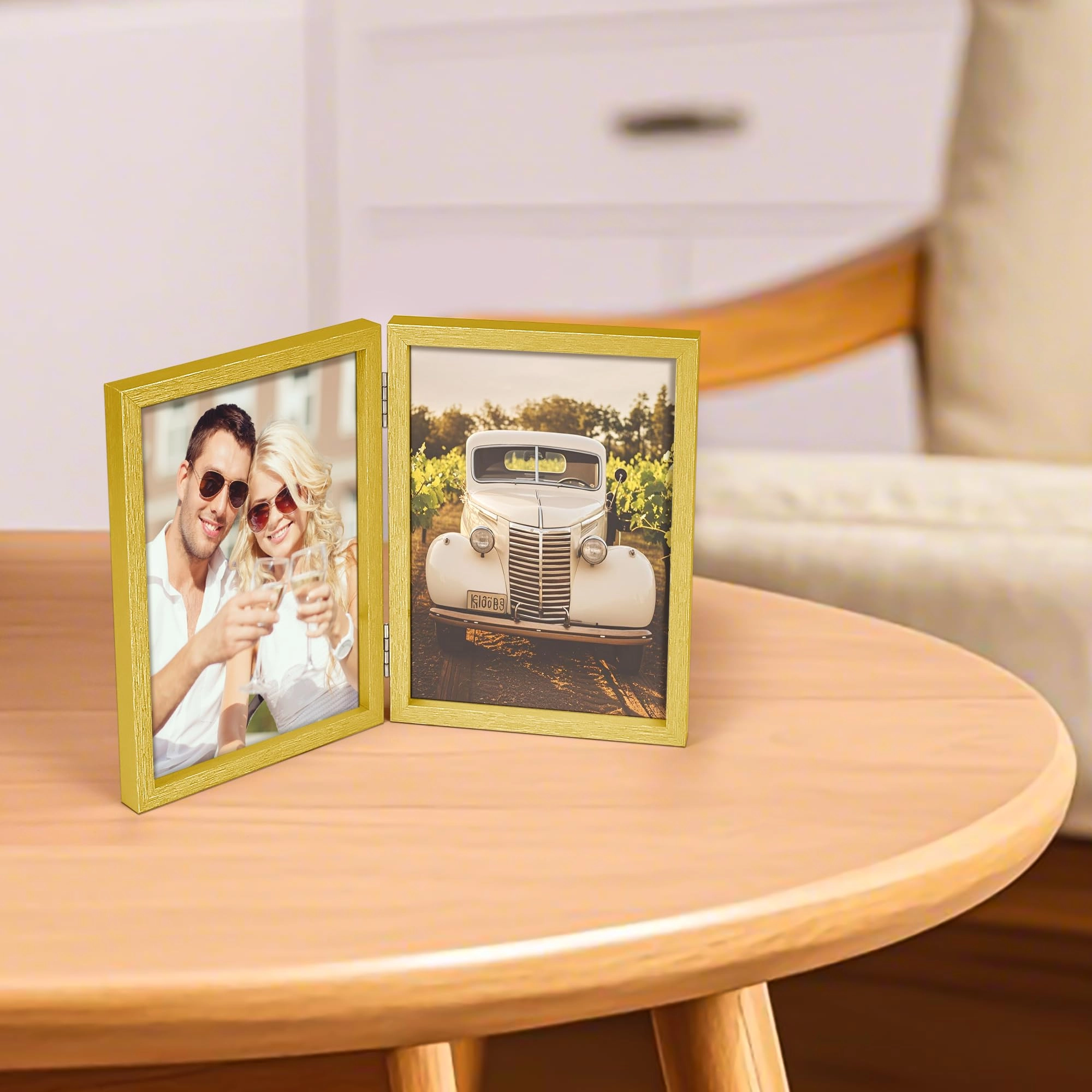 Double Picture Frame - 4x6 in two