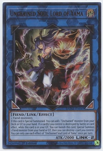 Yu-Gi-Oh! Duelist Nexus Unchained Soul Lord of Yama DUNE-EN049 - 1st Edition