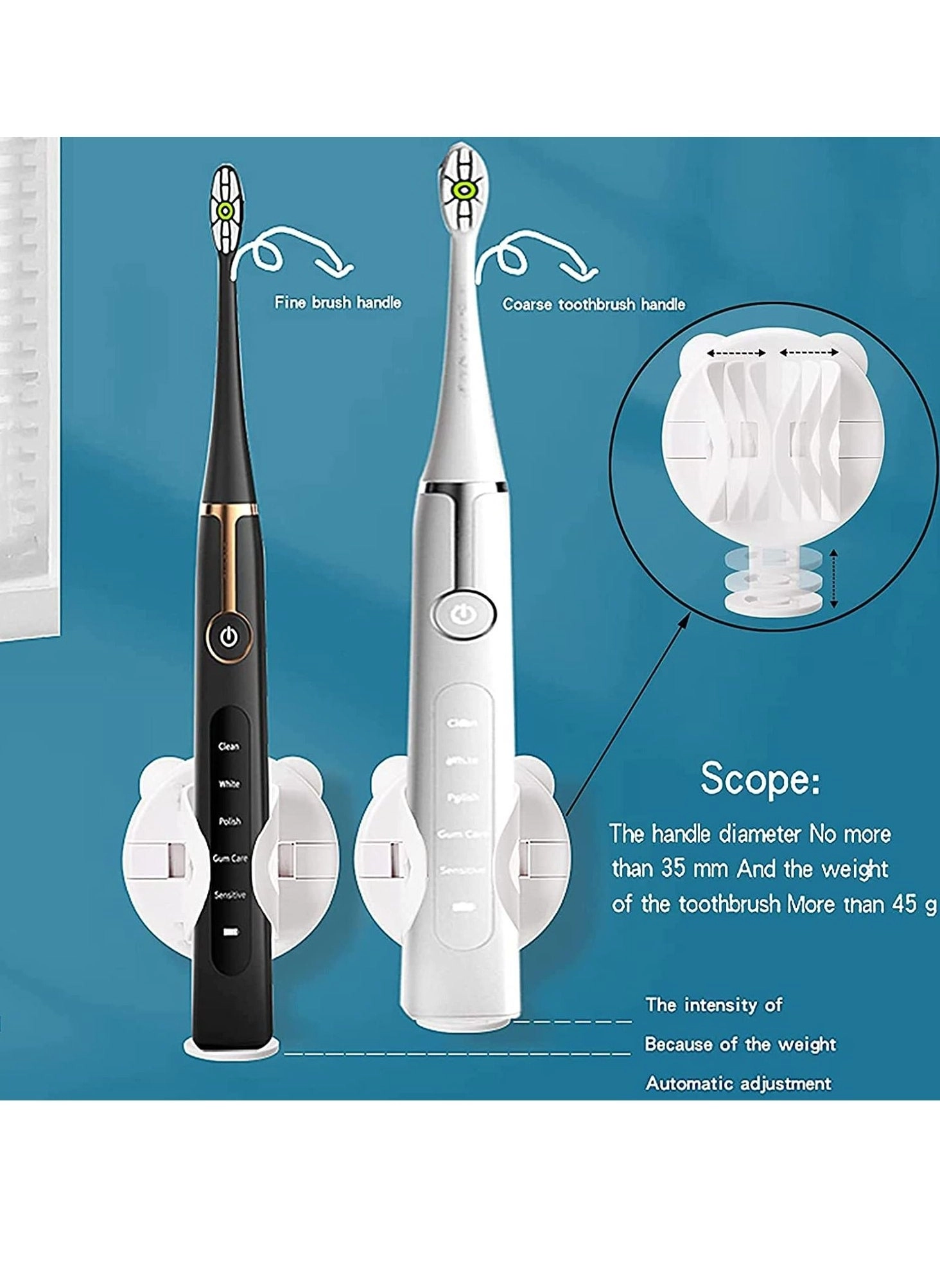 Wall Mount Toothbrush Holder