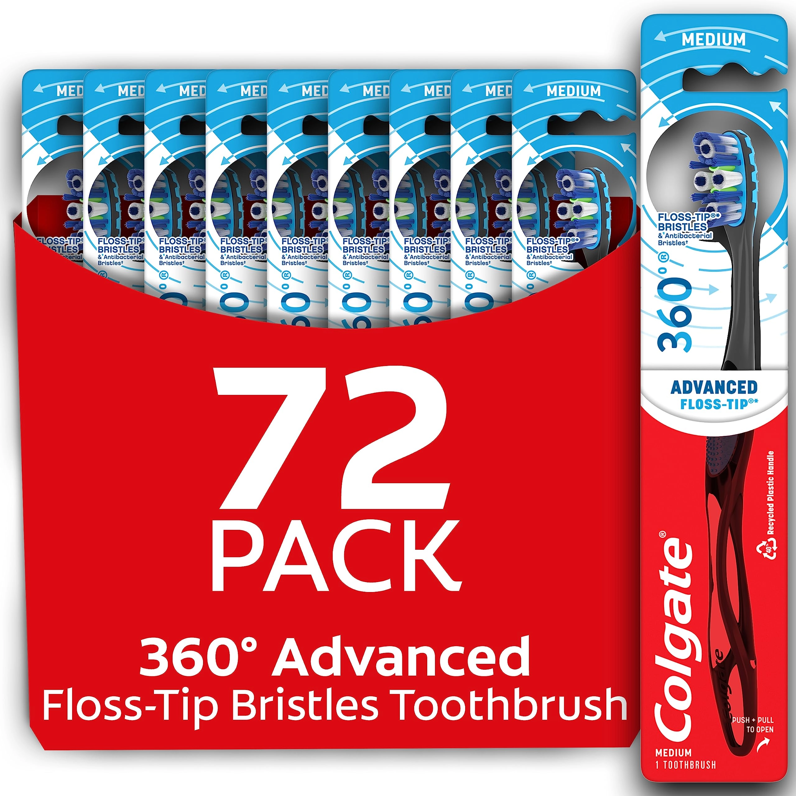 Colgate 360 Advanced - Medium 72-Piece Pack