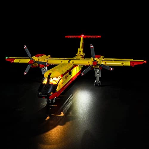 Led Lighting Kit - Firefighter Aircraft Compatible with 42152