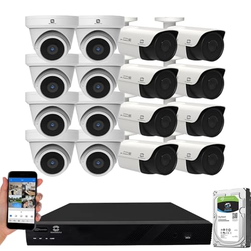 SECU5-33NMIC + SECU5-91NMIC + SECU16NP - 16 channels