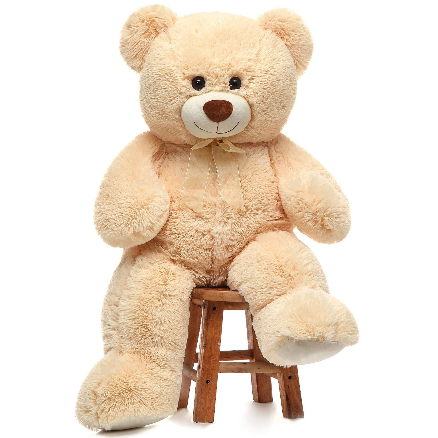 MZA STORES Teddy Bear - Giant 36 cm Plush Beige