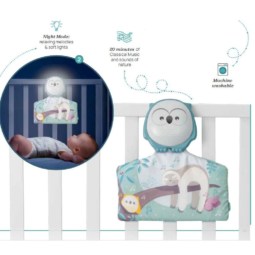 2-In-1 Electronic Owly Playmat - Suitable for 0 month and above