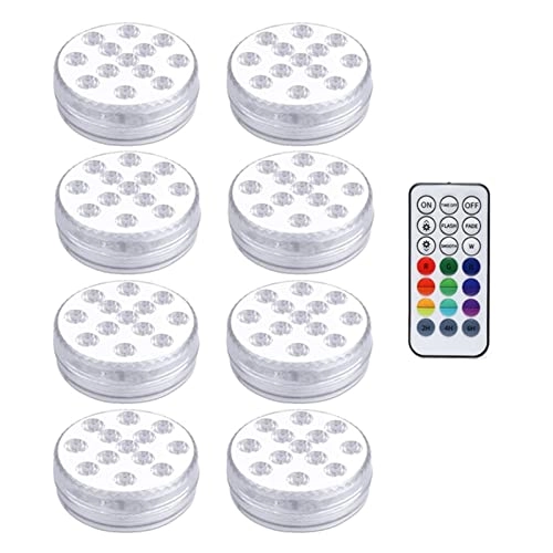Underwater Submersible LED Lights - 13 LEDs IP68 USB Rechargeable