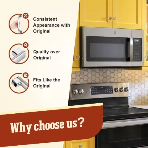 WB15X26821 - Door Handle Stainless Steel Color