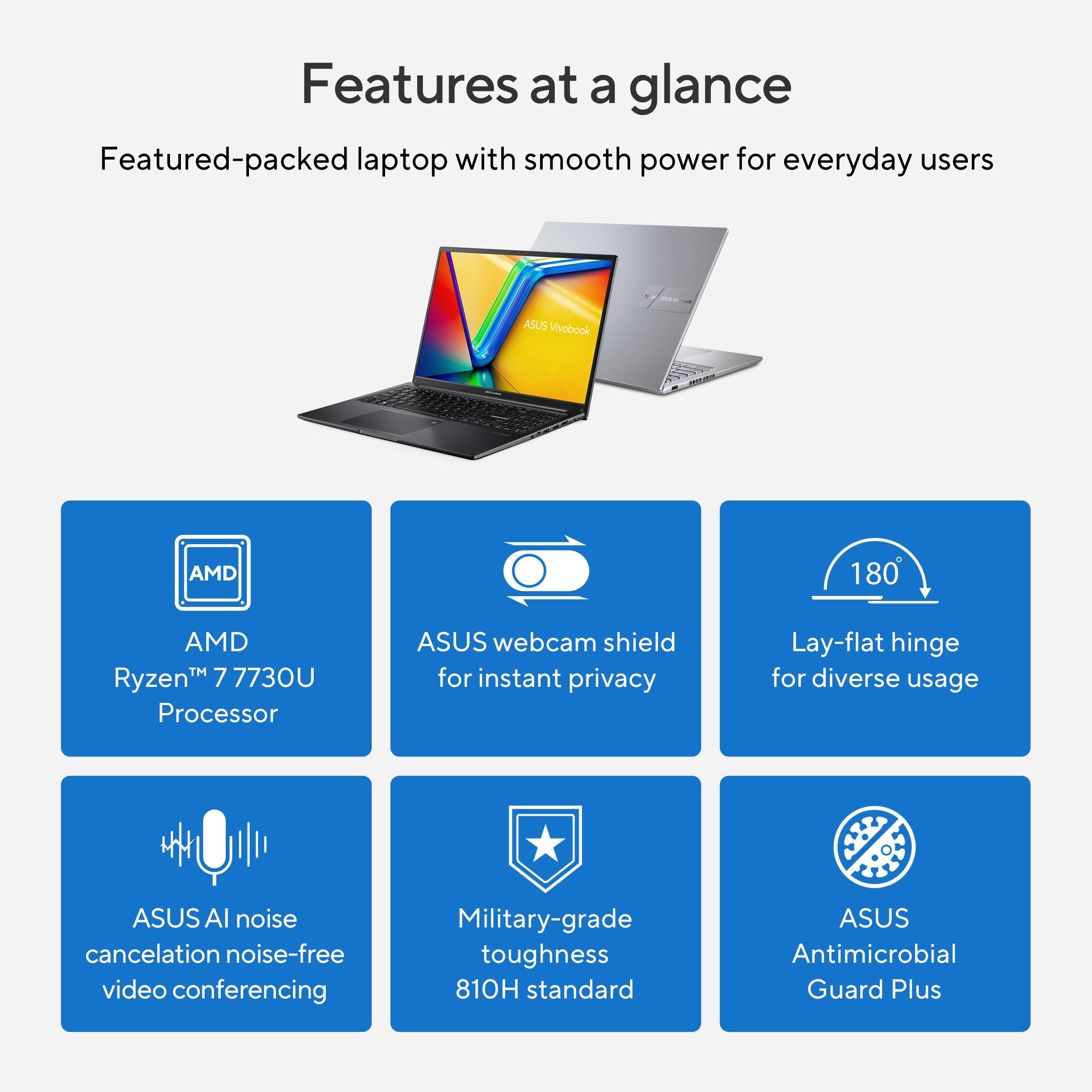 Vivobook 16 M1605YA - 16'' Ryzen 7-7730U 8GB DDR4 512GB SSD