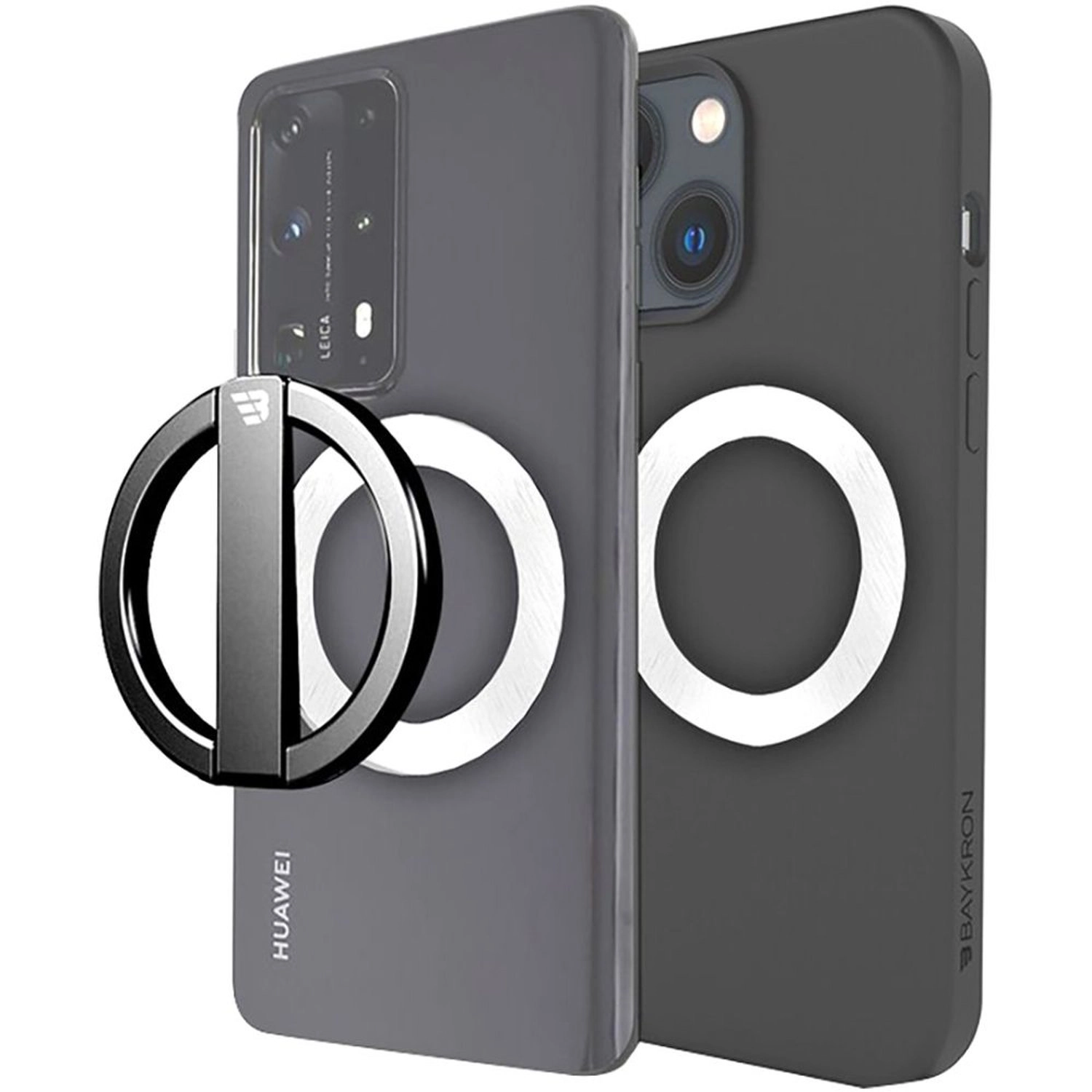 Compact Magnetic Mobile Stand - MagSafe Compatible N52H Magnet