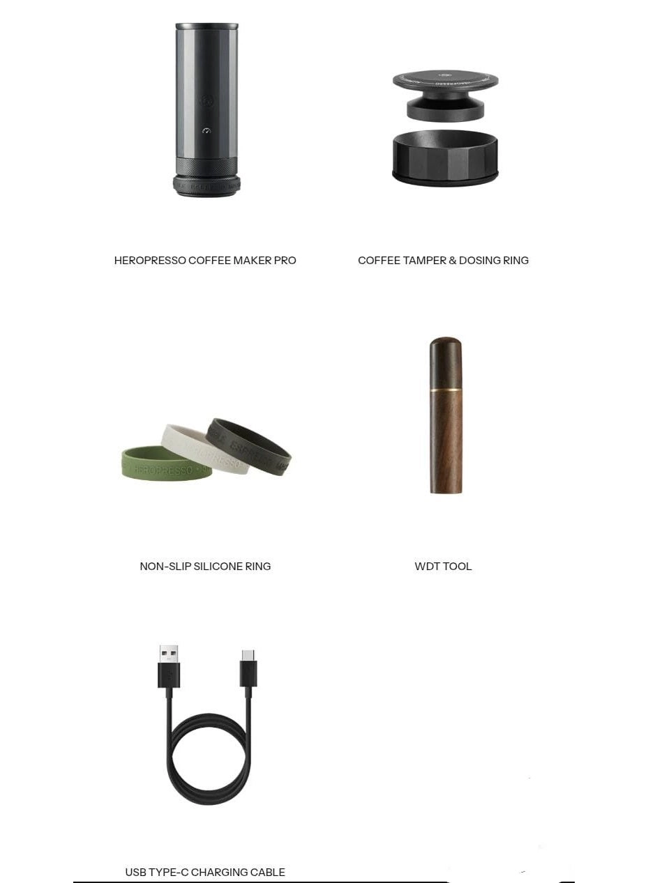 Heropresso Pro - 20-bar 7500mAh Type-C