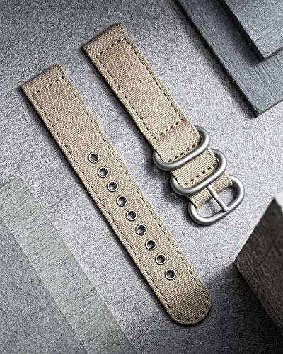 Watch Bands - 20mm 22mm Cotton Canvas
