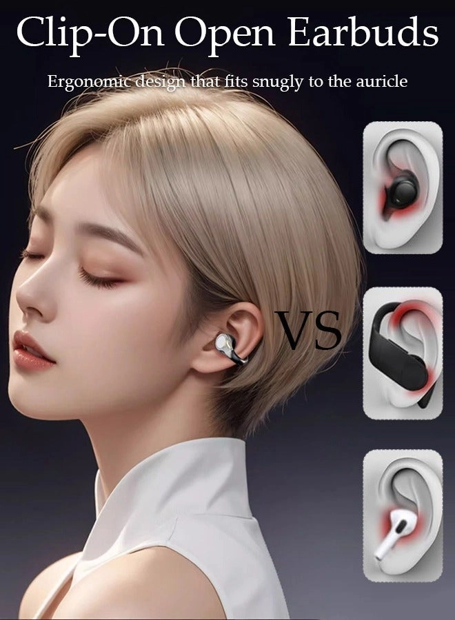 Clip On Bluetooth Earphones Wireless Earbud