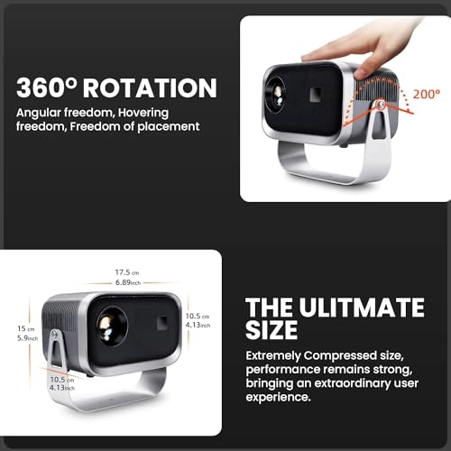 Smart HD Portable Projector 4200 lumens 1280 x 720