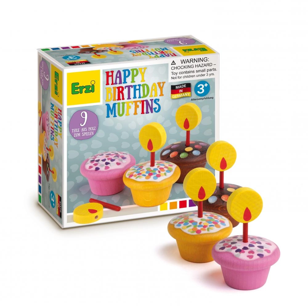 Happy Birthday Muffins - 9 pcs